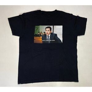 The Office That’s What She Said TV Show Graphic T-shirt Men Large Black